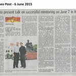 Expert to present talk on successful mentoring on June 7 in Kuching