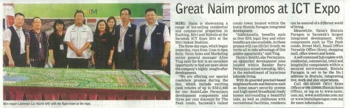 Great Naim promos at ICT Expo