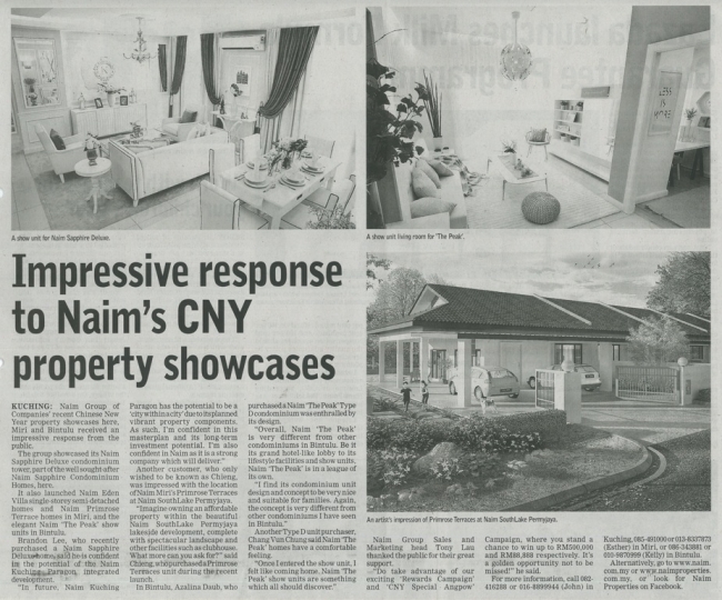 Impressive response to Naim’s CNY property showcases