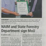 NAIM and State Forestry Department sign MoU