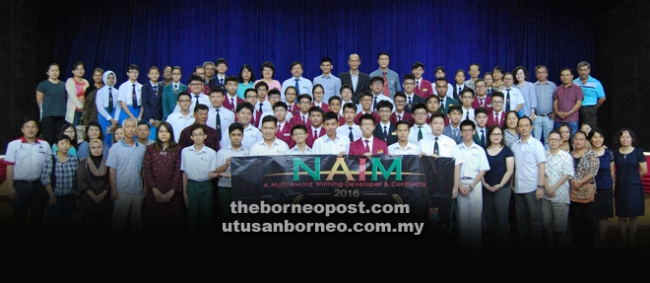 Naim Foundation recognises Sibu students for academic excellence