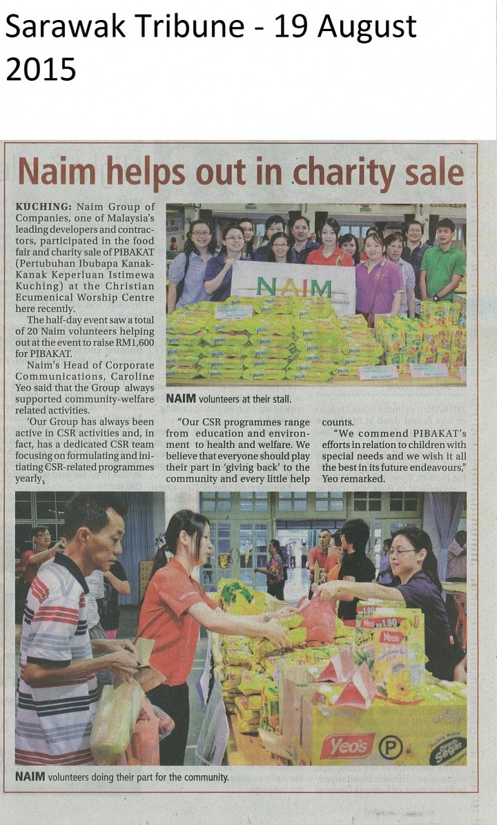 Naim helps out in charity sale