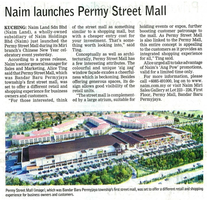 Naim launches Permy Street Mall