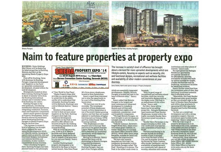 Naim to feature properties at property expo