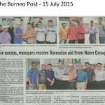 Six suraus, mosques receive Ramadan aid from Naim Group