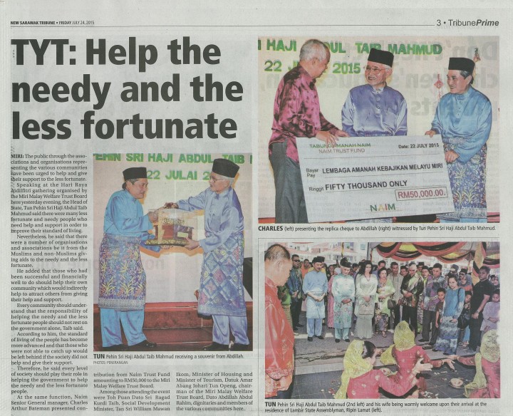 TYT said Help the needy and the less fortunate